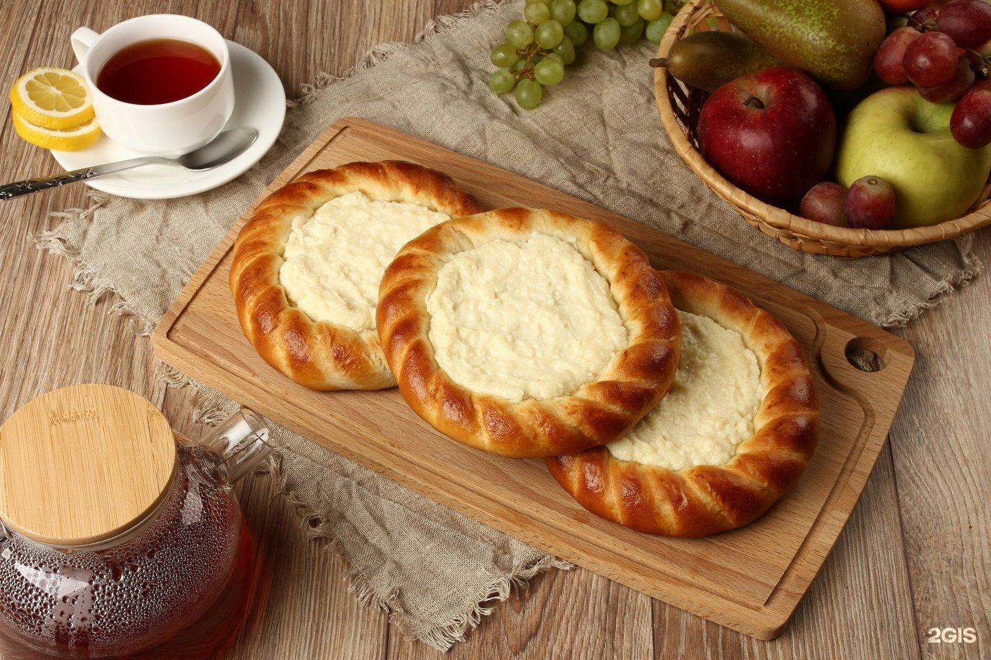 Царская ватрушка с творогом 